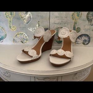 Jack Rogers Lucia Wedge in White